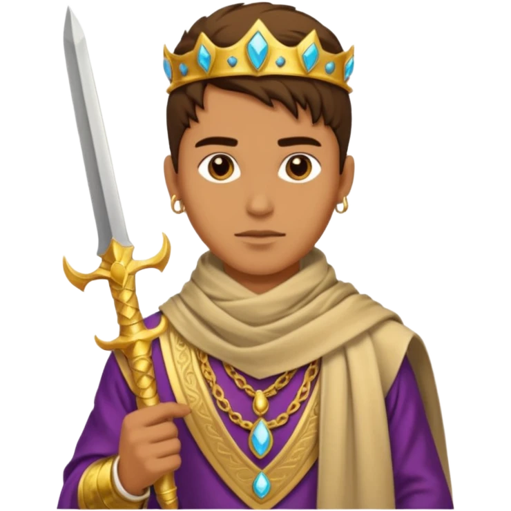 Desert Prince – sand scarf + gold dagger,Golden Princes. emoji