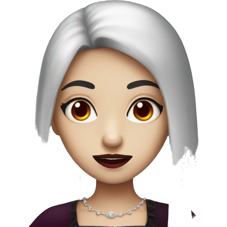 Girly vampire emoji