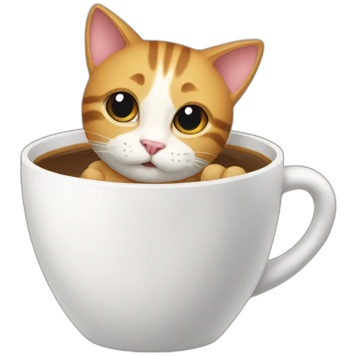 cat in the cup emoji
