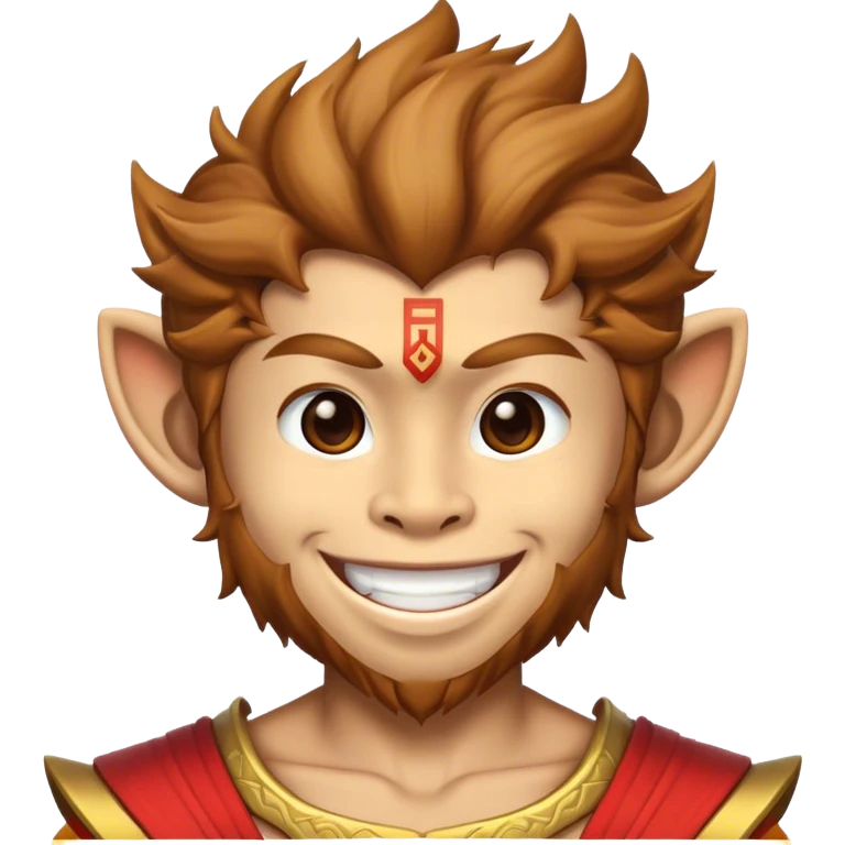 Wukong smiling emoji
