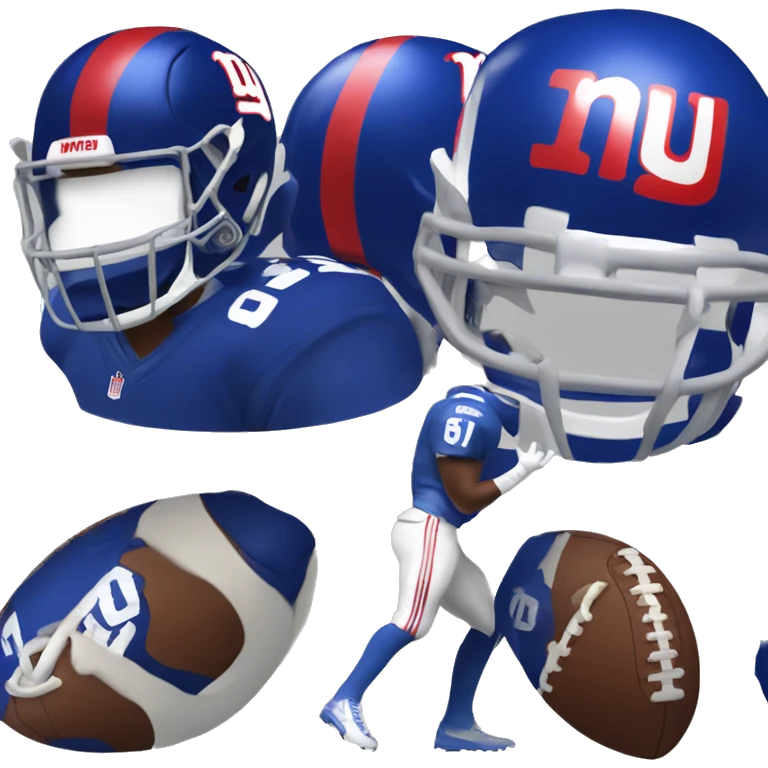 New york giants football player emoji