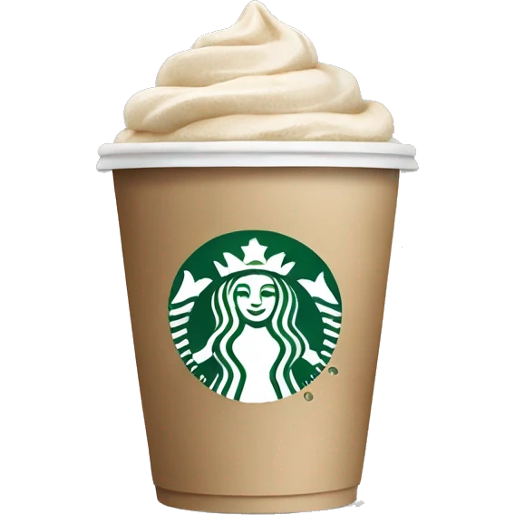 Beige Starbucks  emoji