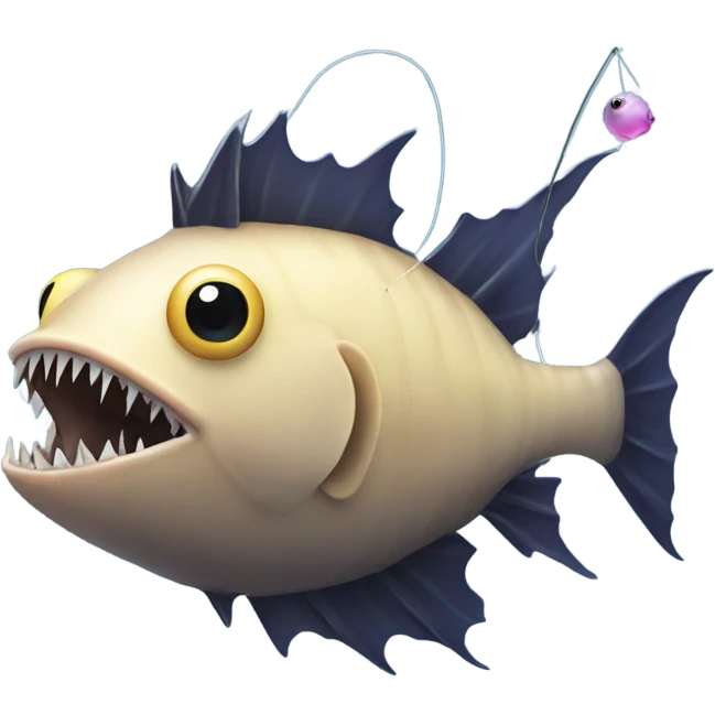 deep sea anglerfish with lure emoji