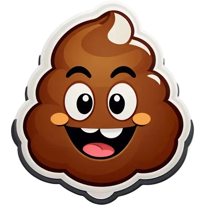 Make a poop emoji emoji