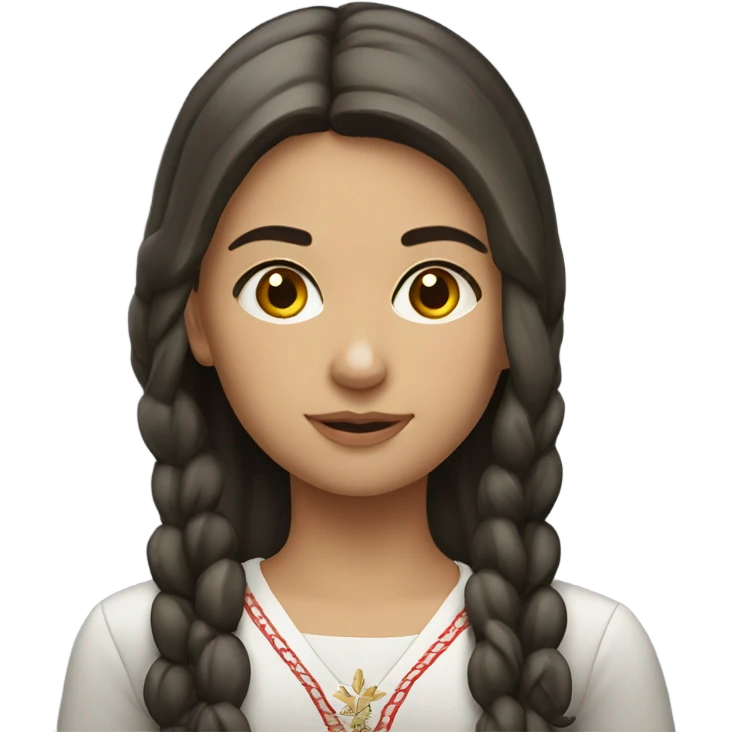 Serbian girl emoji