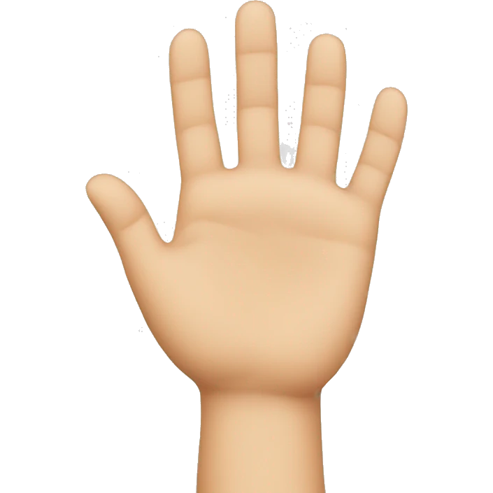 7 fingered hand emoji
