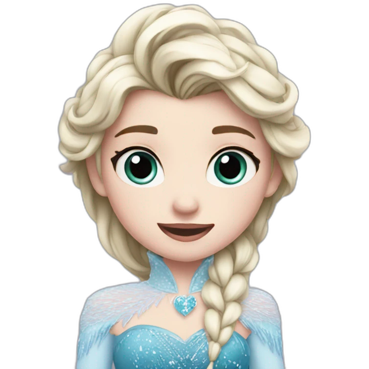 Frozen heart emoji