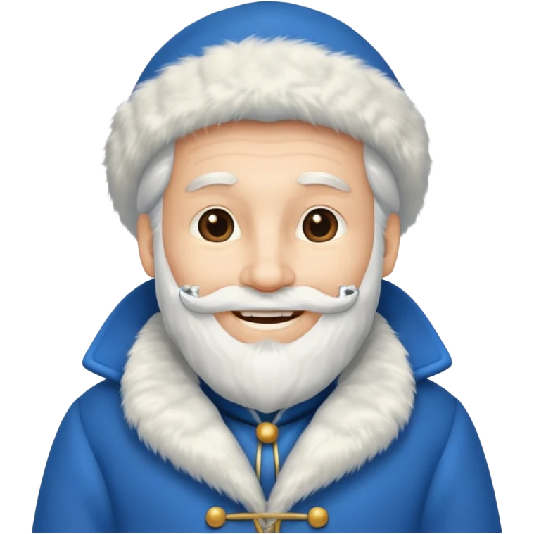 Ded Moroz blau emoji