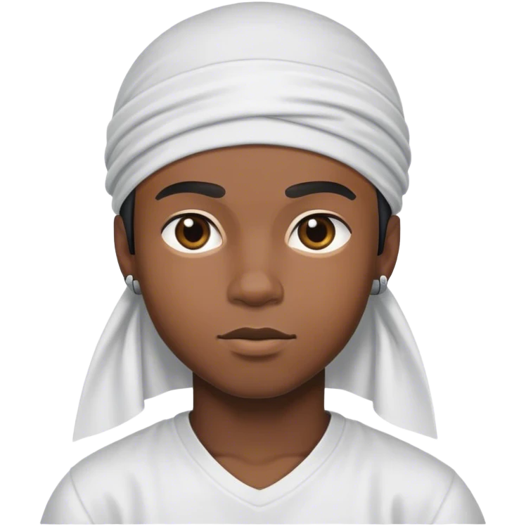 Boy with a durag emoji