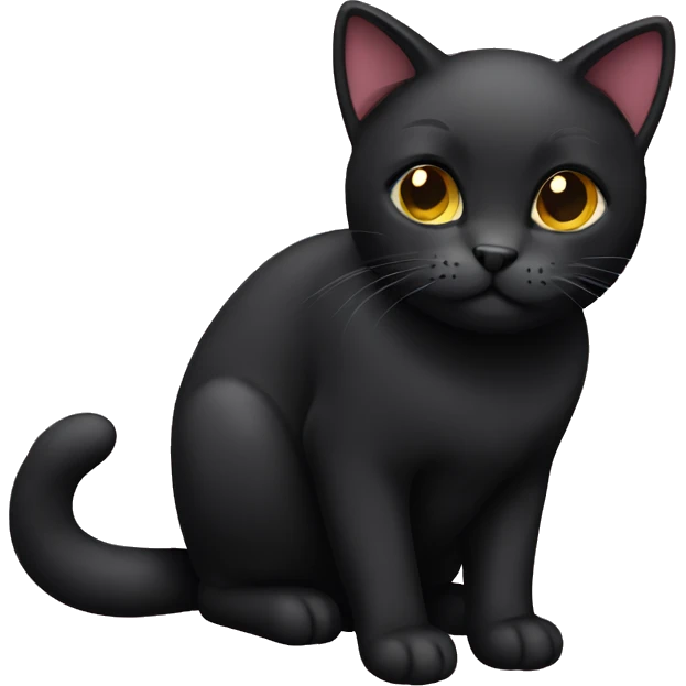 Black cat emoji