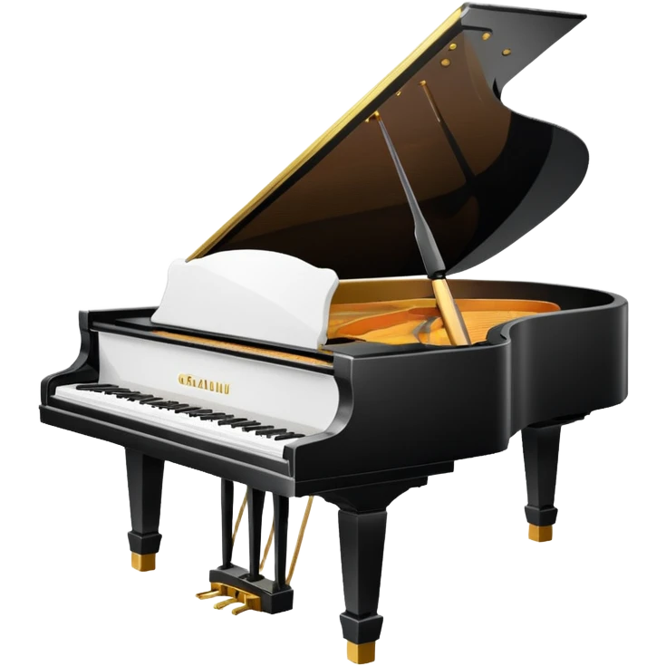 piano with white color  emoji