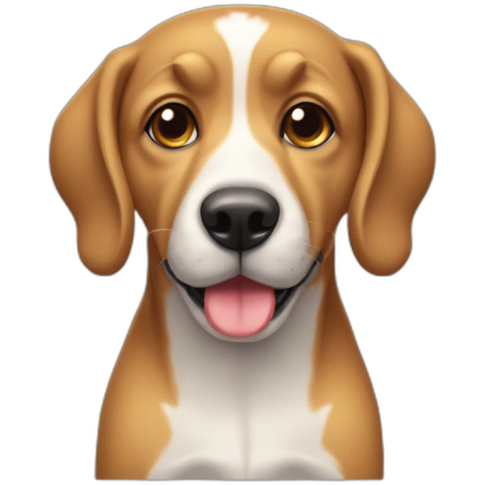 Chien trop mignon emoji