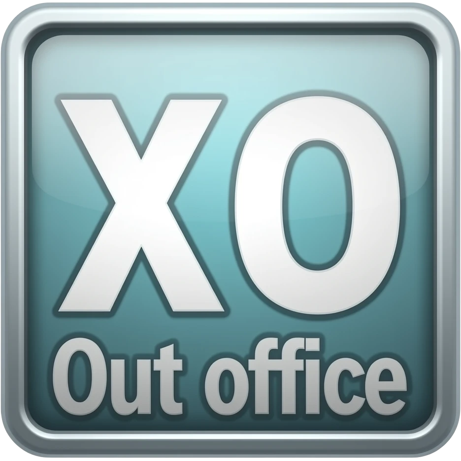 Something XO themed (like the weeknd branding) but representing that I am away or out of office or chillin emoji