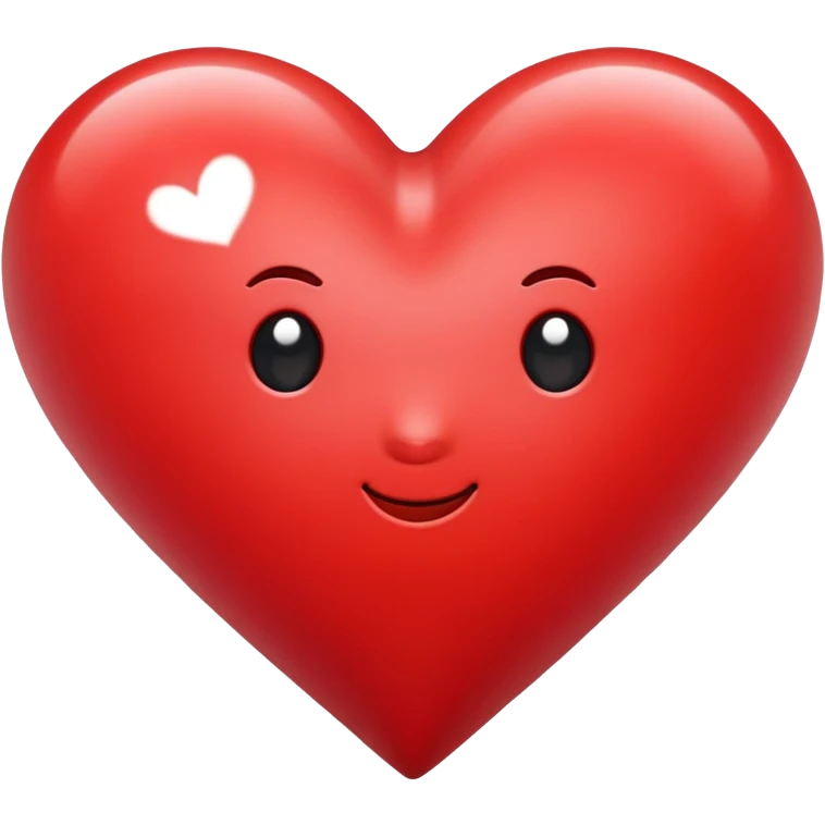 red heart emoji