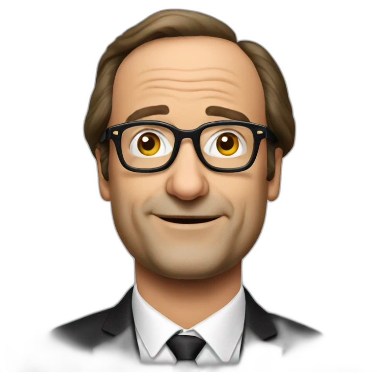 François Hollande hipster  emoji