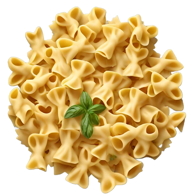 Pasta with bow emoji