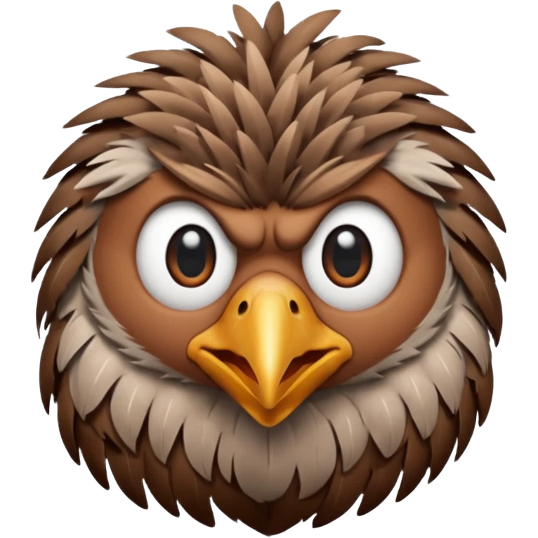 Oiseau qui fais caca sur les gens emoji