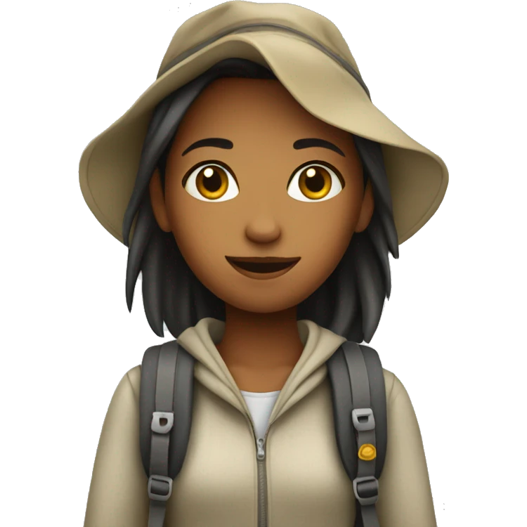 girl travelling emoji