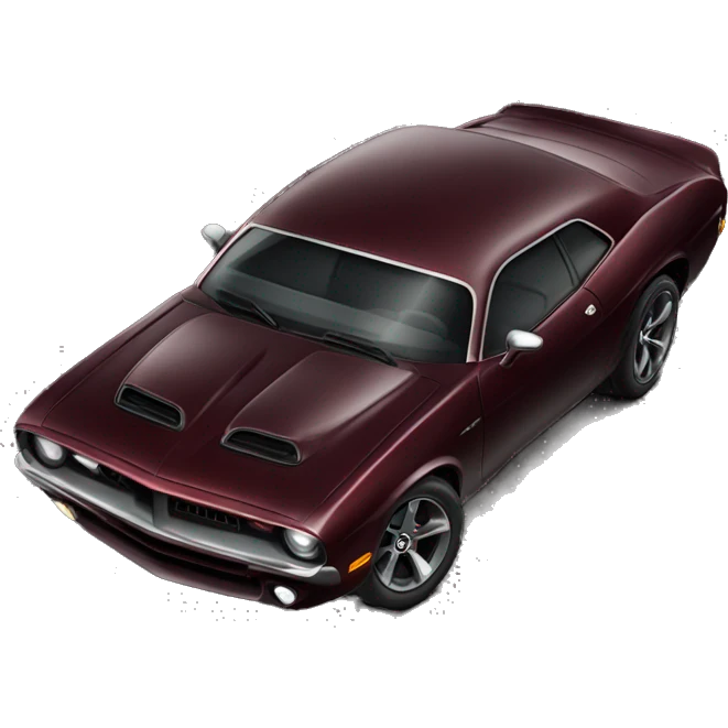 very dark blood red almost black hellcat car emoji