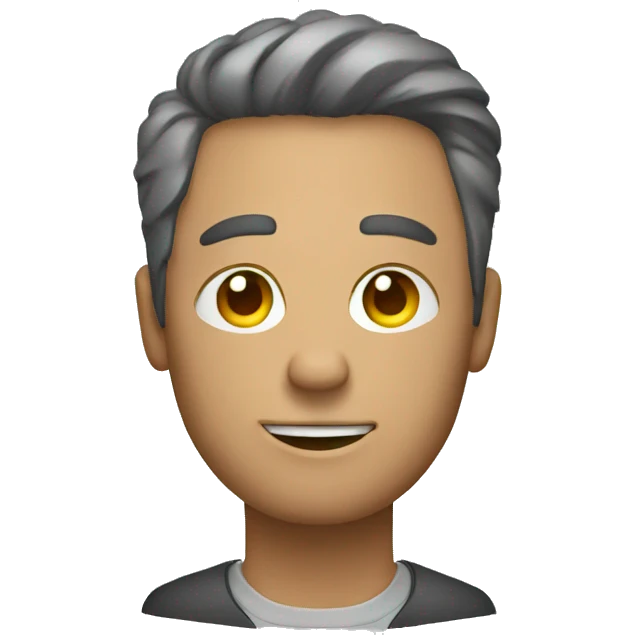 A man working on a phone emoji