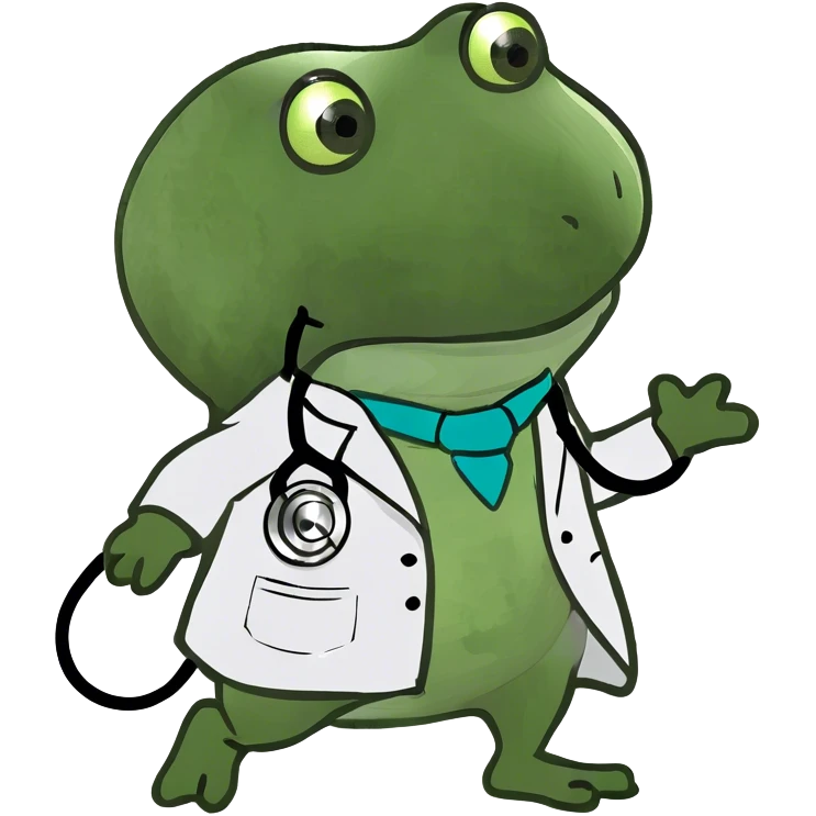 Running from doctor emoji