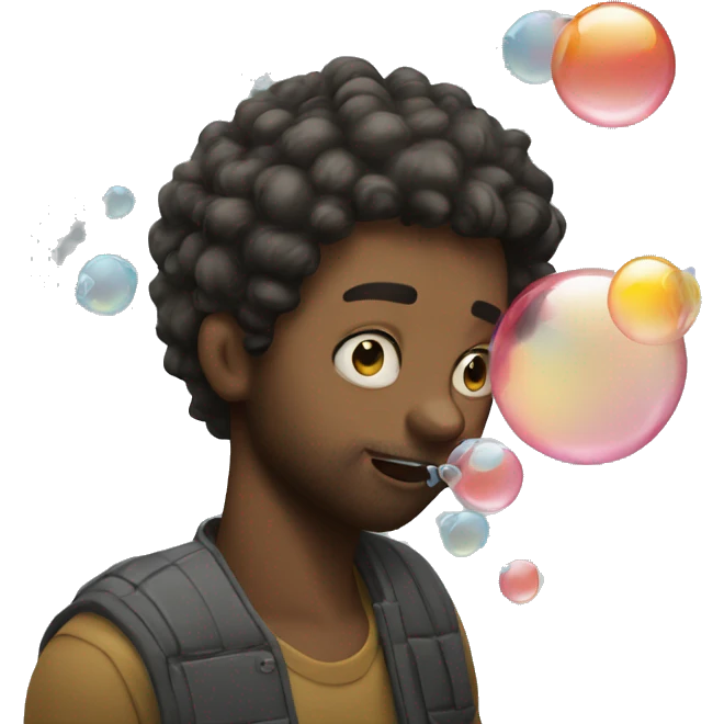 Blowing bubbles  emoji