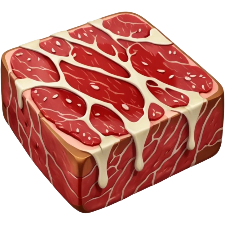 meat red emoji