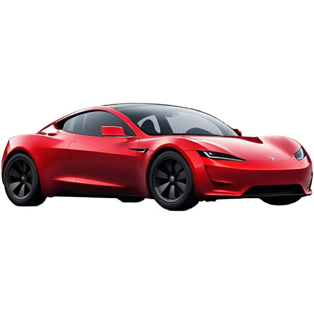 Tesla Roadster - Tesla (Model Year: 2020) (Iconic colour: Dark Red) emoji
