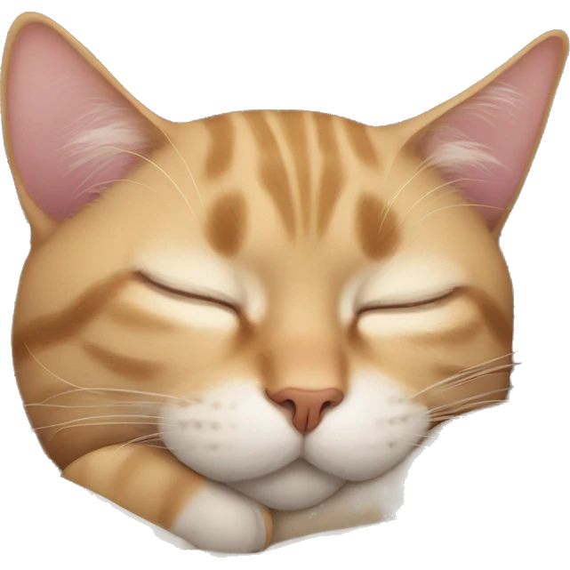 Cat sleeps  emoji