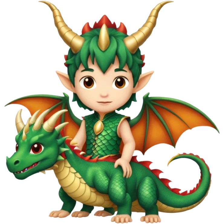 Dragon child getup emoji
