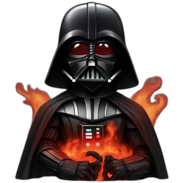 darth vader in hell emoji