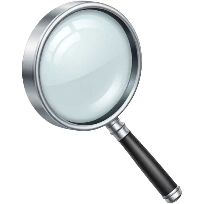 magnifying glass emoji