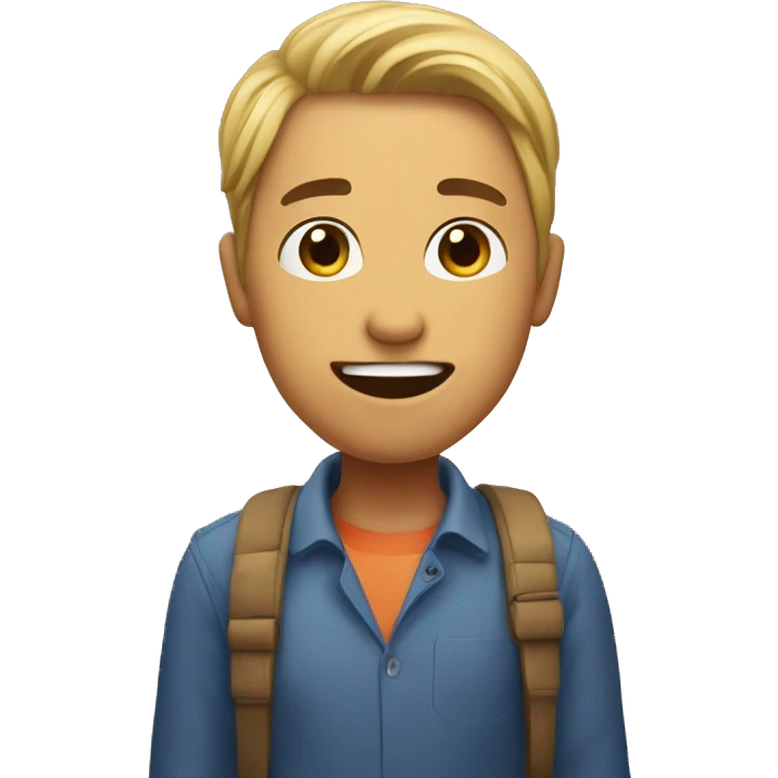 Person saying “idk ask mom” emoji