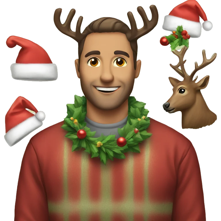 Hirsch Christmas  emoji