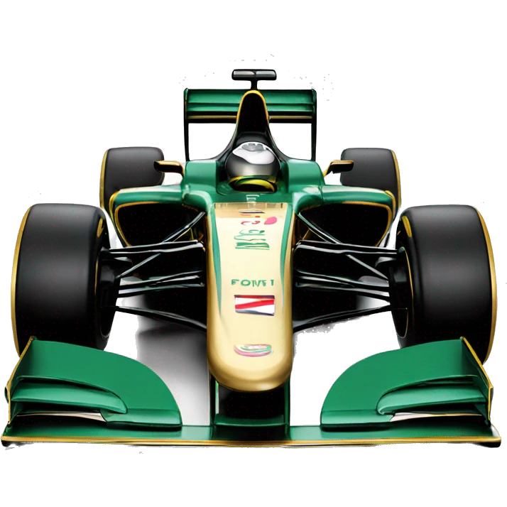2012 formula 1 car with Lotus  emoji