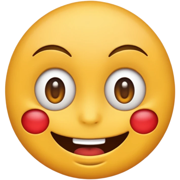 make a devious emoji where the emojis face is a devious smile but no emotion in its eyes emoji
