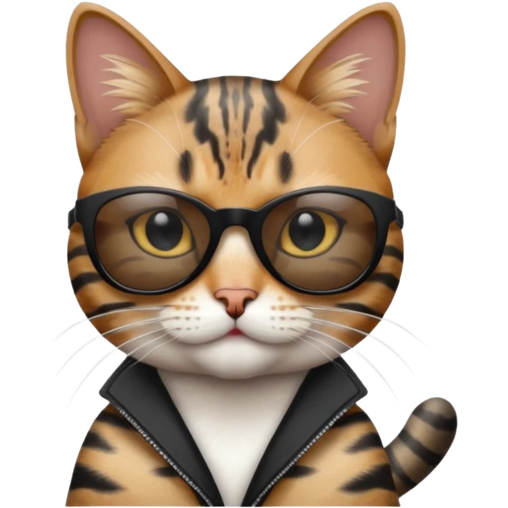Cat wearing sunglasses emoji