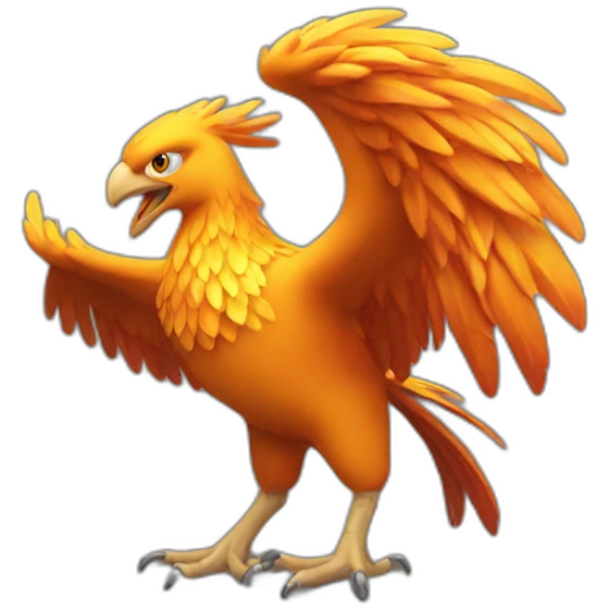 Phenix with muscle emoji
