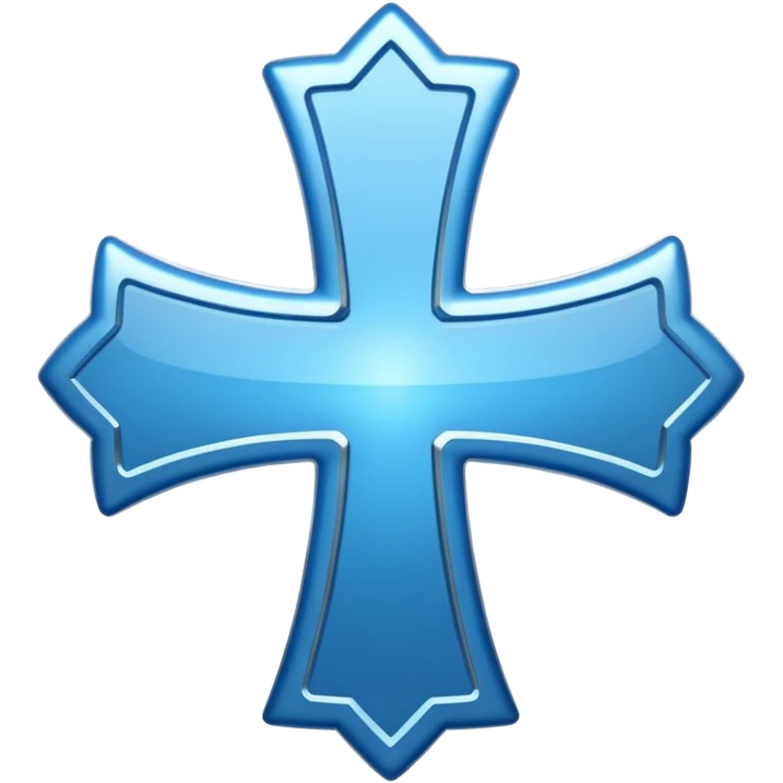 blue cross  emoji