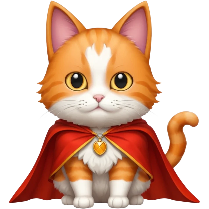 Cat hero emoji
