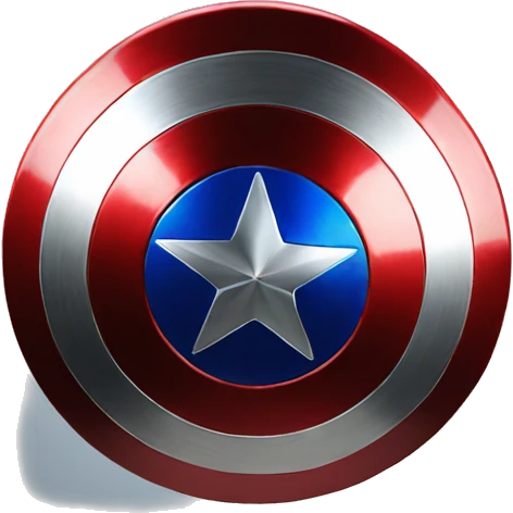 Captain America shield emoji