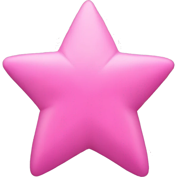 Pink Star  emoji