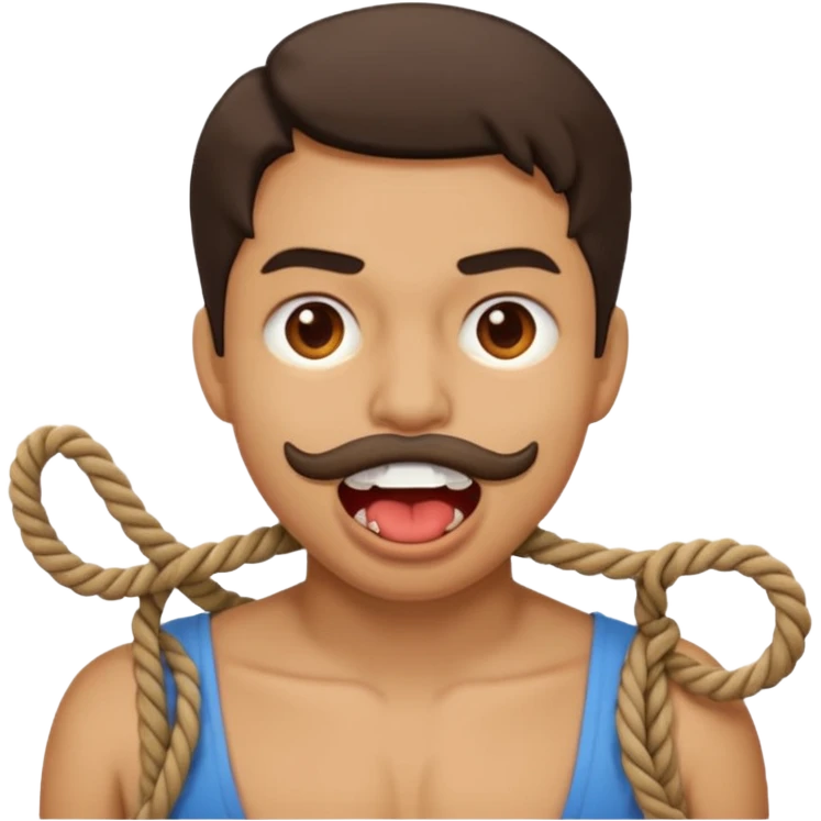 Ağzına sicim emoji