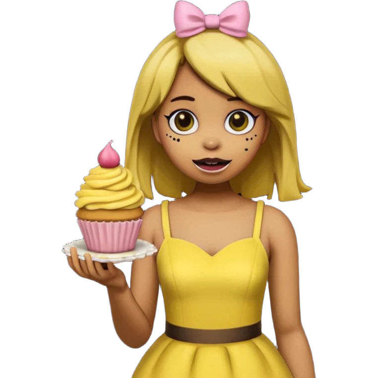 Chica from Five Nights At Freddy's Movie emoji