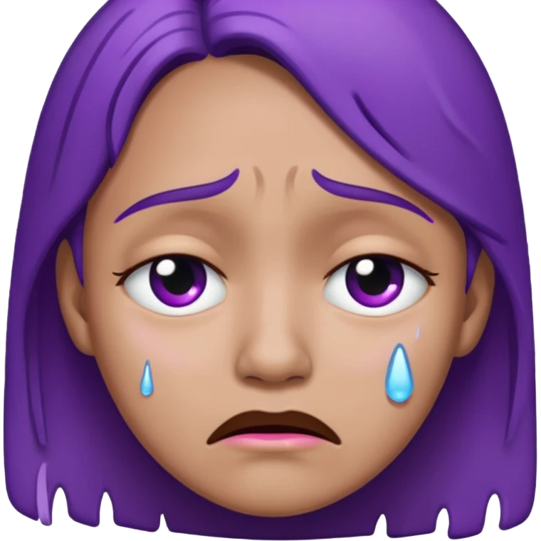 :face-purple-crying: emoji