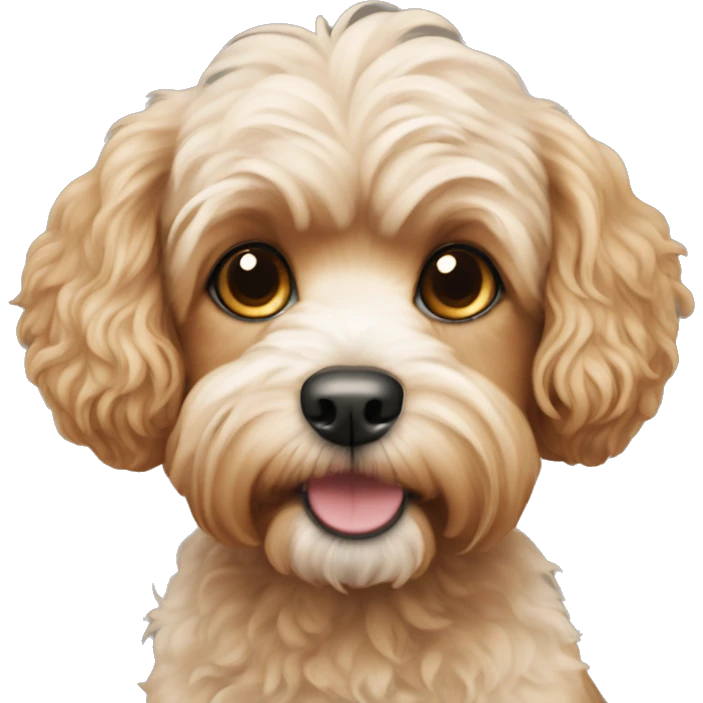 Cavoodle dog  emoji