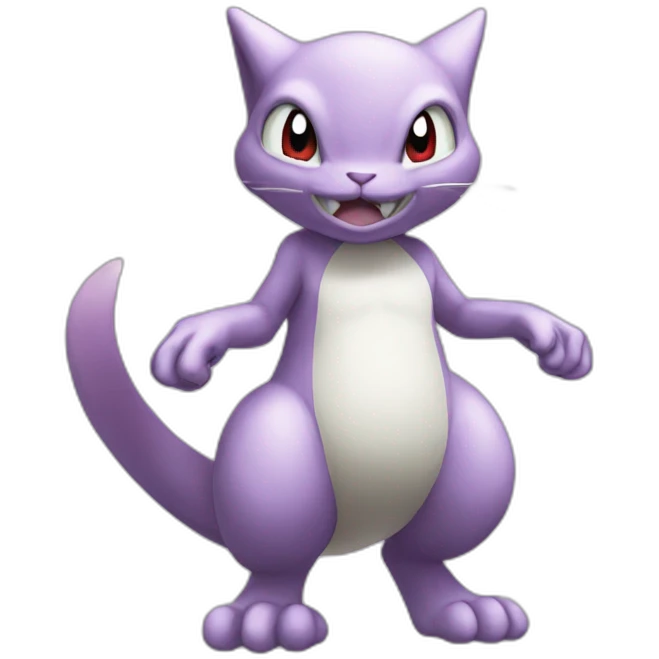 Mewtwo Pokémon emoji