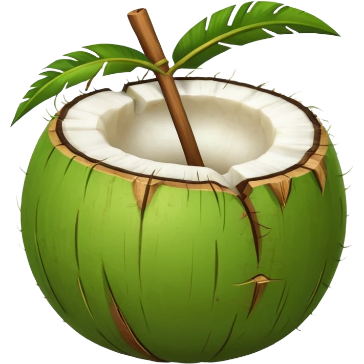 Tender Coconut normal emoji