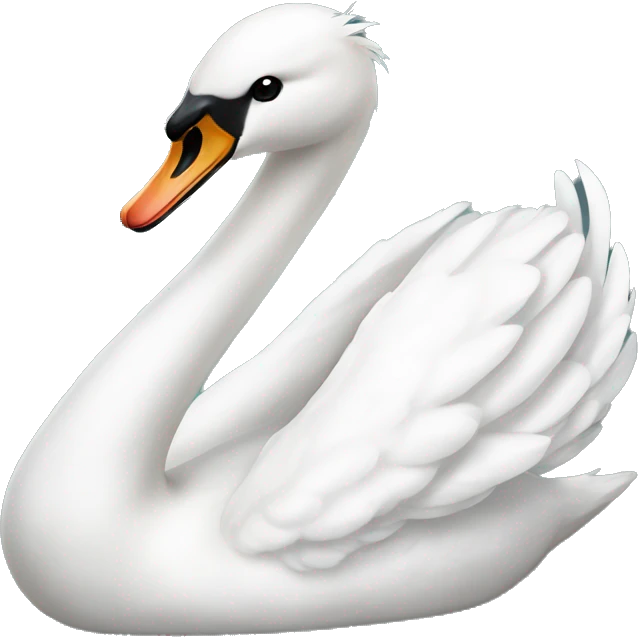 White swan emoji
