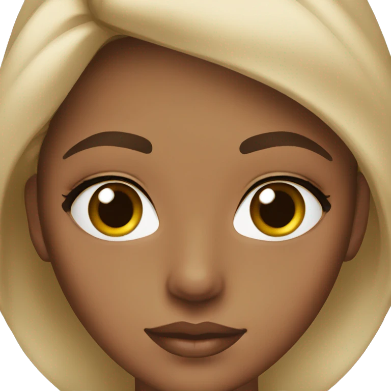 A girl wearing chanel brunette brown eyes emoji
